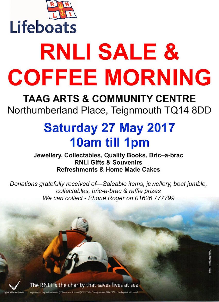 RNLI Sale and Coffee Morning May2017