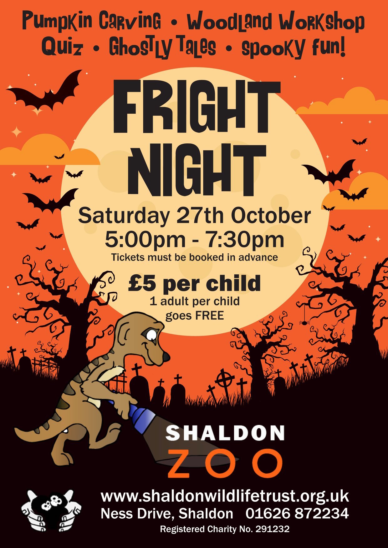 Fright night at Shaldon ZOO 2018