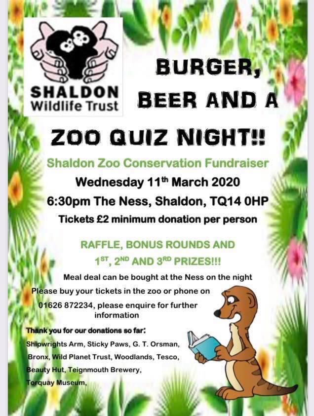 ZOO QUIZ NIGHT